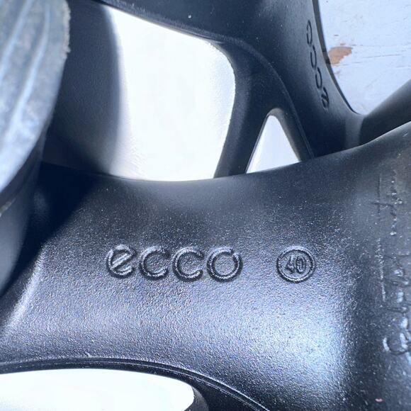 ECCO Shape Sculpted Motion 55 Womens Size 9.5 US 40 EU White Leather Chelsea - Picture 7 of 13